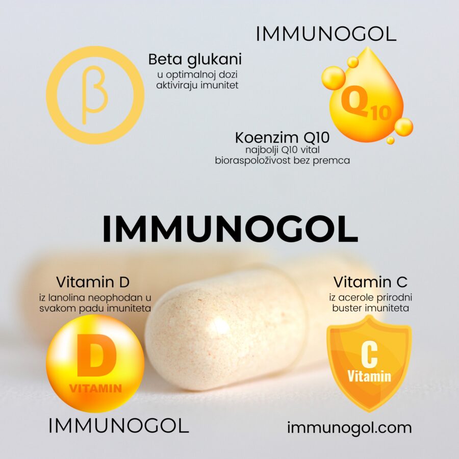 imunogol immunogol kapsule za jačanje imuniteta kako podići imunitet brzo prirodno jačanje imuniteta najbolji prirodni lek za imunitet beta glukan acerola koenzim q10 vitamin d